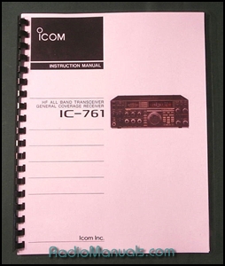 Icom IC-761 Instruction Manual